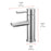 Elegant Lighting Mia Vanity Faucet, Brushed Nickel