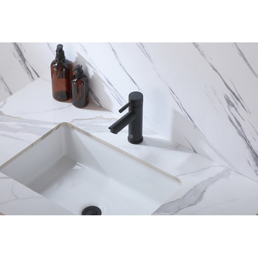 Elegant Lighting Mia Vanity Faucet, Matte Black