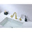 Elegant Lighting Leah Vanity Faucet, Brushed Gold