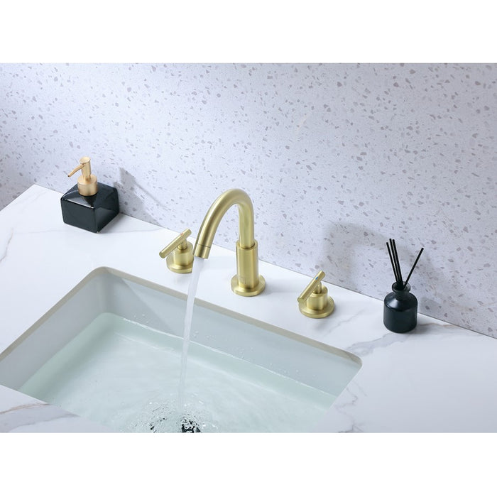 Elegant Lighting Leah Vanity Faucet, Brushed Gold
