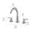 Elegant Lighting Leah Vanity Faucet, Brushed Nickel