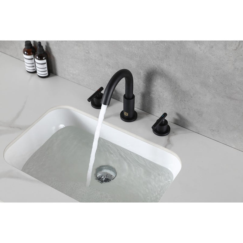 Elegant Lighting Leah Vanity Faucet, Matte Black
