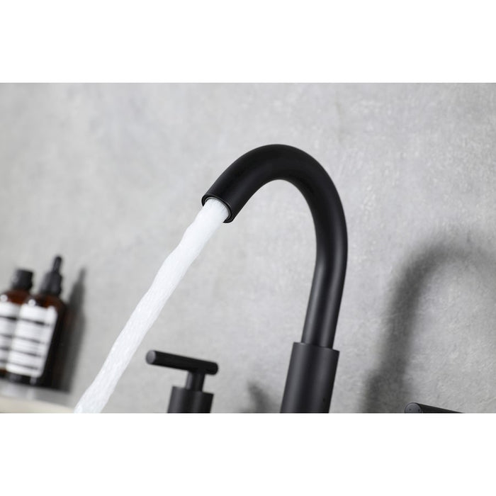 Elegant Lighting Leah Vanity Faucet, Matte Black