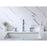 Elegant Lighting Leah Vanity Faucet, Chrome