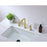 Elegant Lighting Tobias Vanity Faucet, Brushed Gold