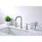 Elegant Lighting Tobias Vanity Faucet, Brushed Nickel