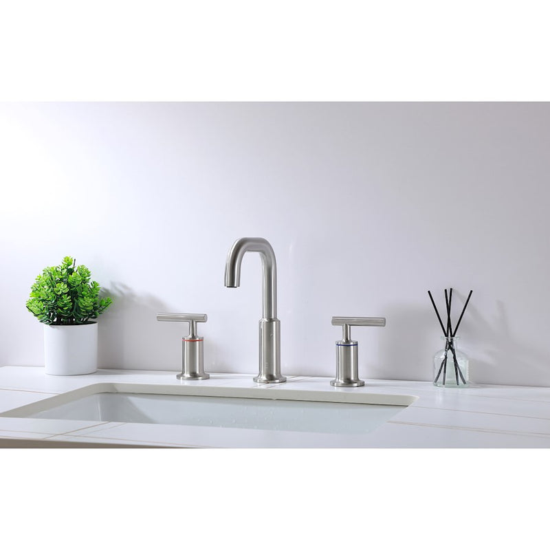 Elegant Lighting Tobias Vanity Faucet, Brushed Nickel