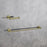 Elegant Lighting Alma 2Pc Bathroom Hardware Set, Brushed Gold