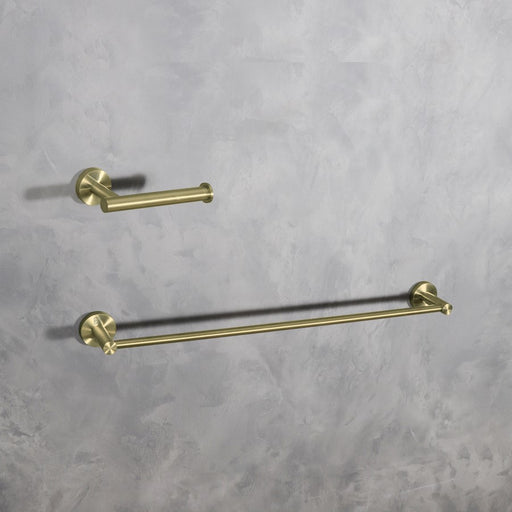 Elegant Lighting Alma 2Pc Bathroom Hardware Set, Brushed Gold