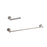 Elegant Lighting Alma 2Pc Bathroom Hardware Set, Brushed Nickel