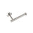 Elegant Lighting Alma 2Pc Bathroom Hardware Set, Brushed Nickel