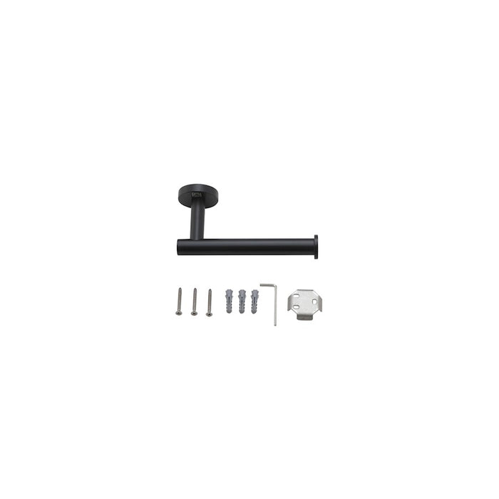 Elegant Lighting Alma 2Pc Bathroom Hardware Set, Matte Black