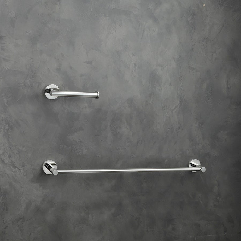 Elegant Lighting Alma 2Pc Bathroom Hardware Set, Chrome