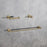 Elegant Lighting Freya 3Pc Bathroom Hardware Set, Brushed Gold