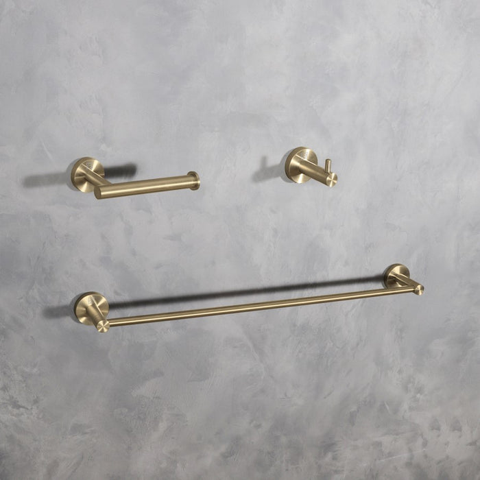 Elegant Lighting Freya 3Pc Bathroom Hardware Set, Brushed Gold