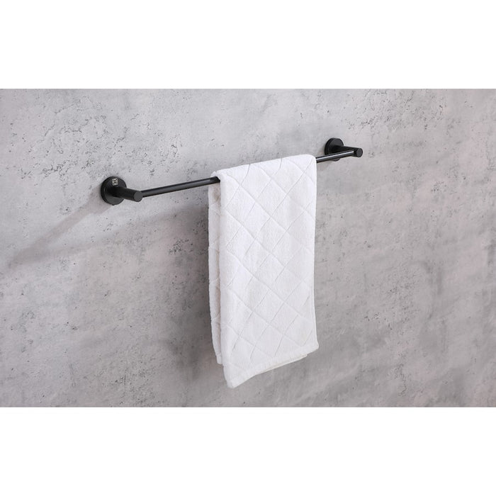 Elegant Lighting Freya 3Pc Bathroom Hardware Set, Matte Black