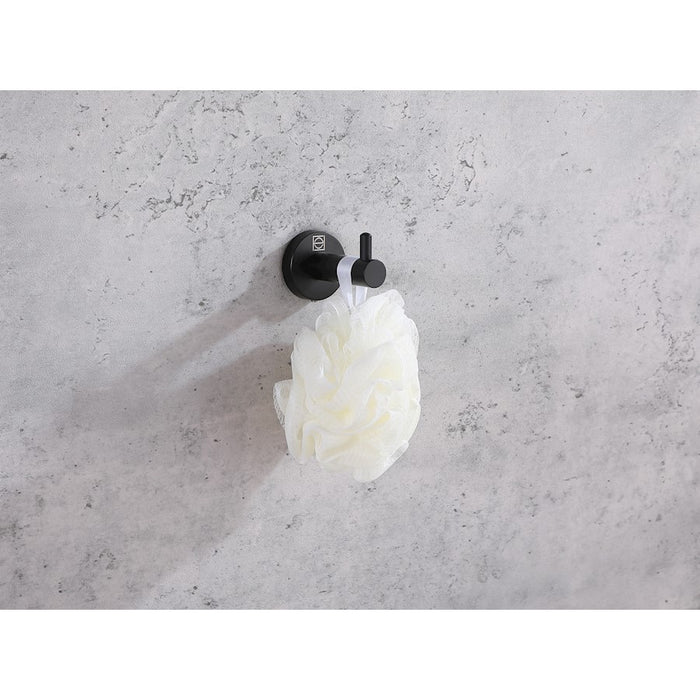 Elegant Lighting Freya 3Pc Bathroom Hardware Set, Matte Black