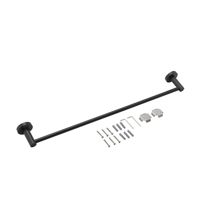 Elegant Lighting Freya 3Pc Bathroom Hardware Set, Matte Black