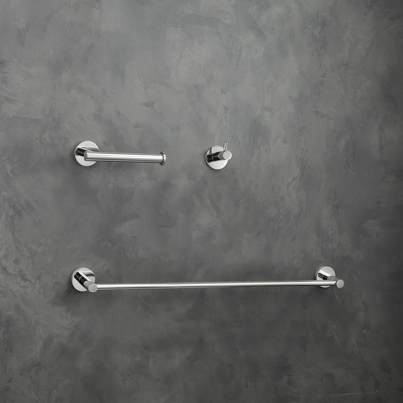Elegant Lighting Freya 3Pc Bathroom Hardware Set, Chrome