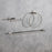 Elegant Lighting Alma 3Pc Bathroom Hardware Set, Brushed Nickel