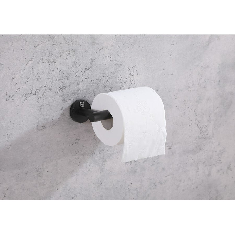 Elegant Lighting Alma 3Pc Bathroom Hardware Set, Matte Black