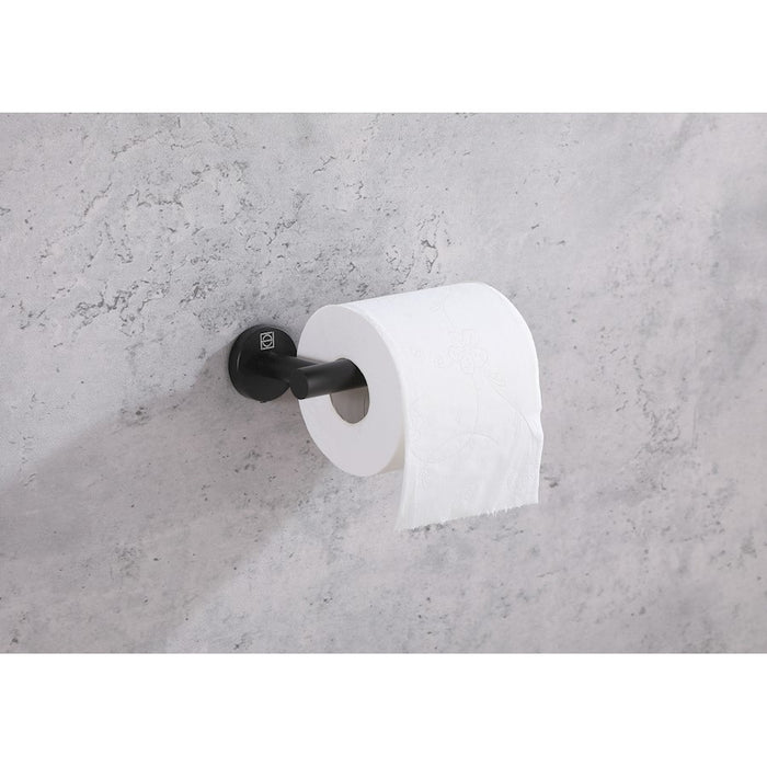 Elegant Lighting Alma 3Pc Bathroom Hardware Set, Matte Black