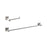 Elegant Lighting Isla 2Pc Bathroom Hardware Set, Brushed Nickel