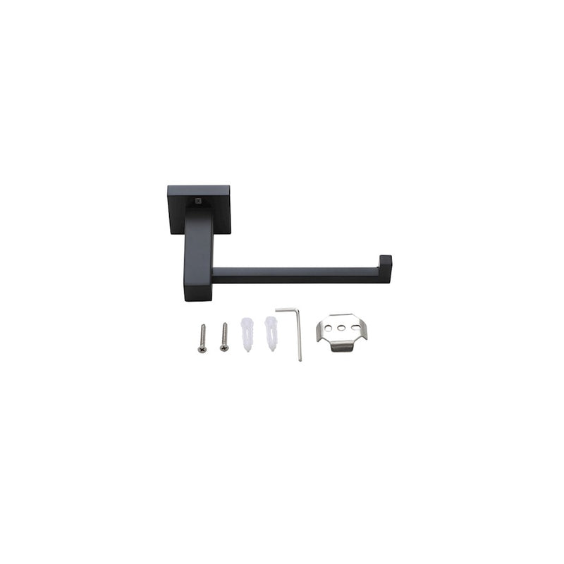 Elegant Lighting Isla 2Pc Bathroom Hardware Set, Matte Black