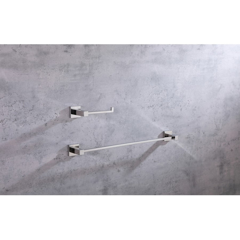 Elegant Lighting Isla 2Pc Bathroom Hardware Set, Chrome