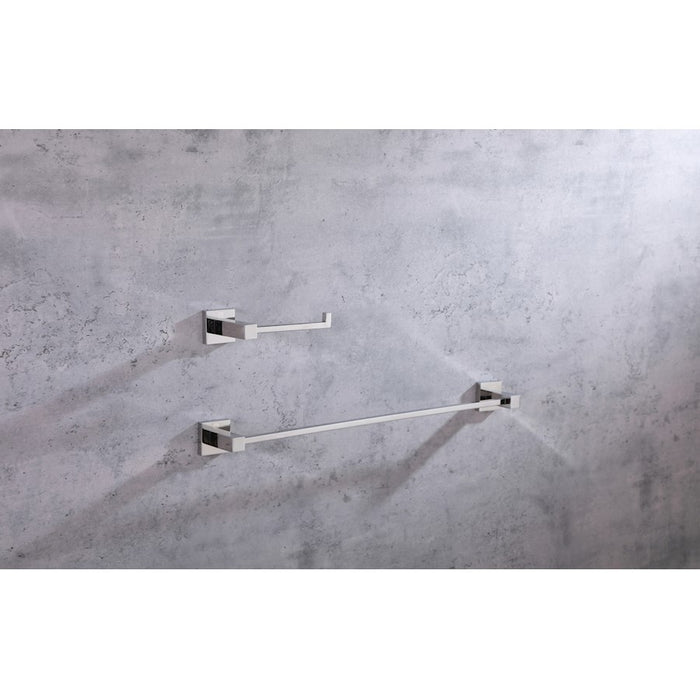 Elegant Lighting Isla 2Pc Bathroom Hardware Set, Chrome