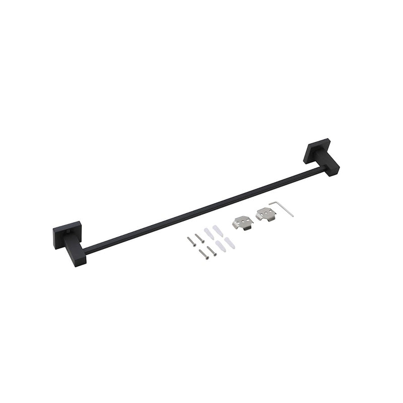 Elegant Lighting Isla 3Pc Bathroom Hardware Set, Black