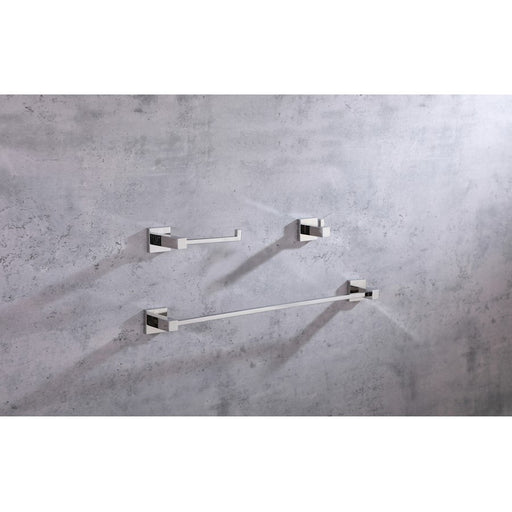 Elegant Lighting Isla 3Pc Bathroom Hardware, Chrome