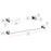Elegant Lighting Isla 3Pc Bathroom Hardware, Chrome