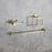 Elegant Lighting Isla 3Pc Bathroom Hardware Set, Gold