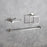 Elegant Lighting Isla 3Pc Bathroom Hardware Set, Brushed Nickel