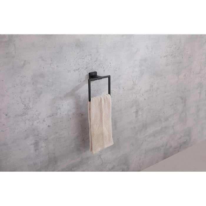 Elegant Lighting Isla 3Pc Bathroom Hardware Set, Matte Black