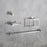 Elegant Lighting Isla 4Pc Bathroom Hardware Set, Brushed Nickel