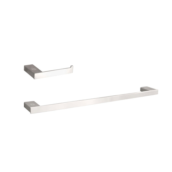 Elegant Lighting Sofia 2Pc Bathroom Hardware Set, Brushed Nickel