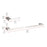 Elegant Lighting Sofia 2Pc Bathroom Hardware Set, Brushed Nickel