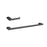 Elegant Lighting Sofia 2Pc Bathroom Hardware Set, Matte Black
