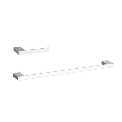 Elegant Lighting Sofia 2Pc Bathroom Hardware Set, Chrome