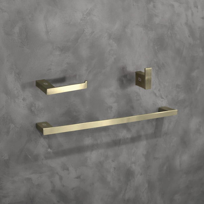 Elegant Lighting Sofia 3Pc Bathroom Hardware Set, Gold