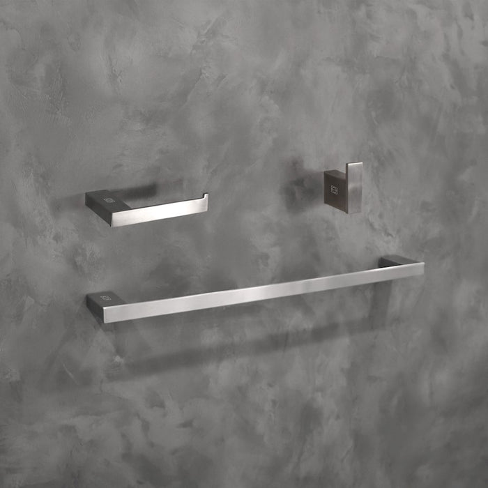 Elegant Lighting Sofia 3Pc Bathroom Hardware Set, Nickel