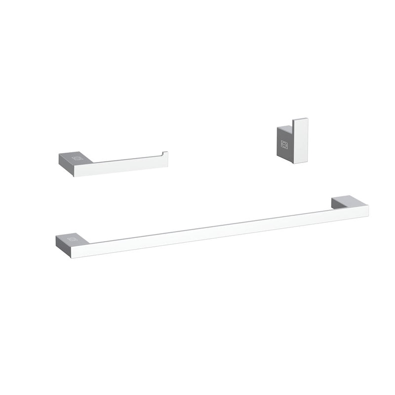 Elegant Lighting Sofia 3Pc Bathroom Hardware, Chrome