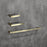Elegant Lighting Sofia 3Pc Bathroom Hardware Set, Brushed Gold