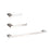 Elegant Lighting Sofia 3Pc Bathroom Hardware Set, Brushed Nickel