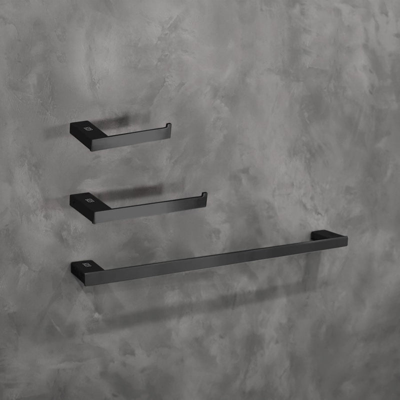 Elegant Lighting Sofia 3Pc Bathroom Hardware Set, Matte Black