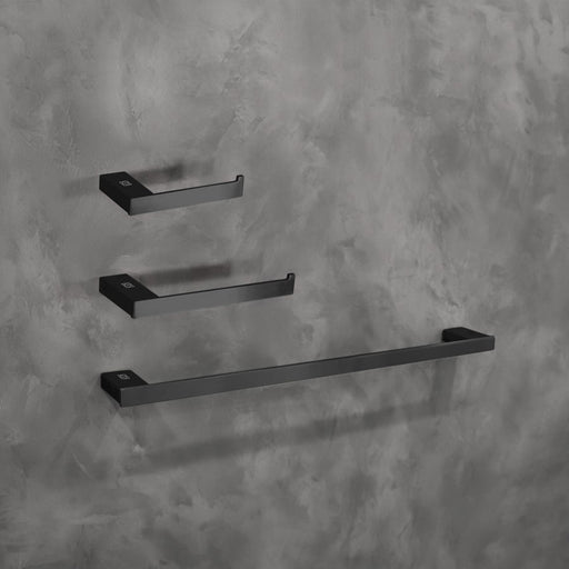 Elegant Lighting Sofia 3Pc Bathroom Hardware Set, Matte Black