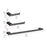 Elegant Lighting Sofia 3Pc Bathroom Hardware Set, Matte Black