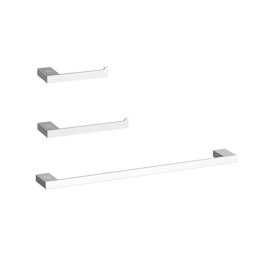 Elegant Lighting Sofia 3Pc Bathroom Hardware Set, Chrome